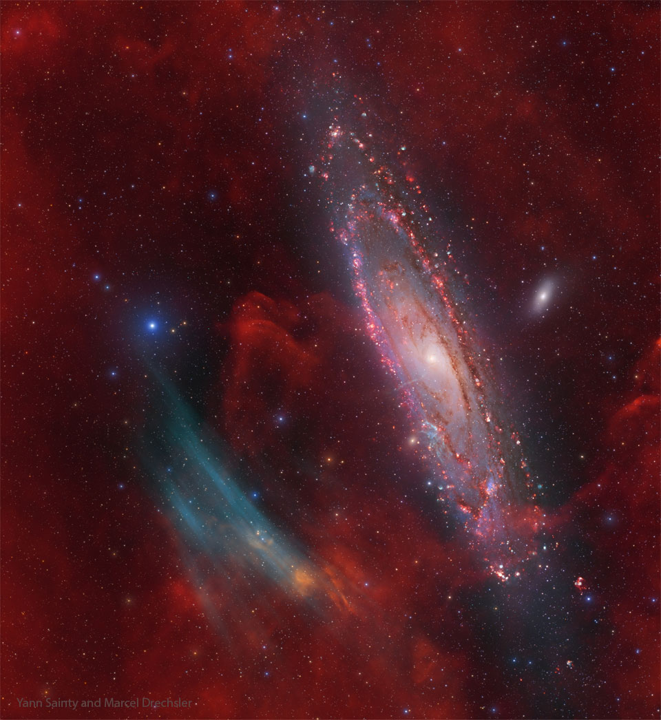 Unexpected Clouds Toward the Andromeda Galaxy