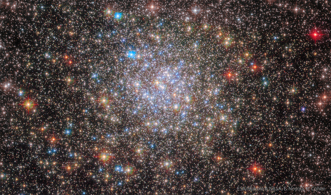 每日星空：哈勃拍摄的球状星团NGC 6355