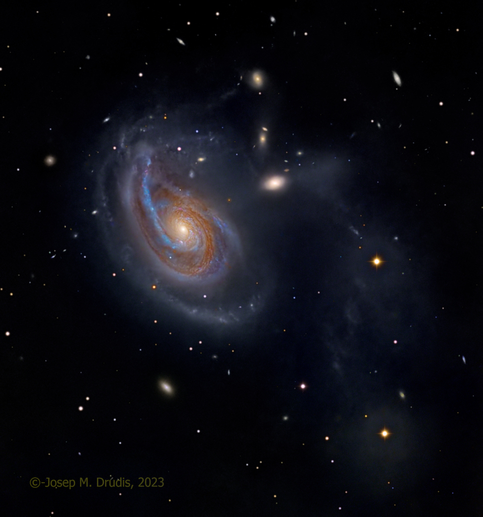 Arp 78: galaxia peculiar en Aries