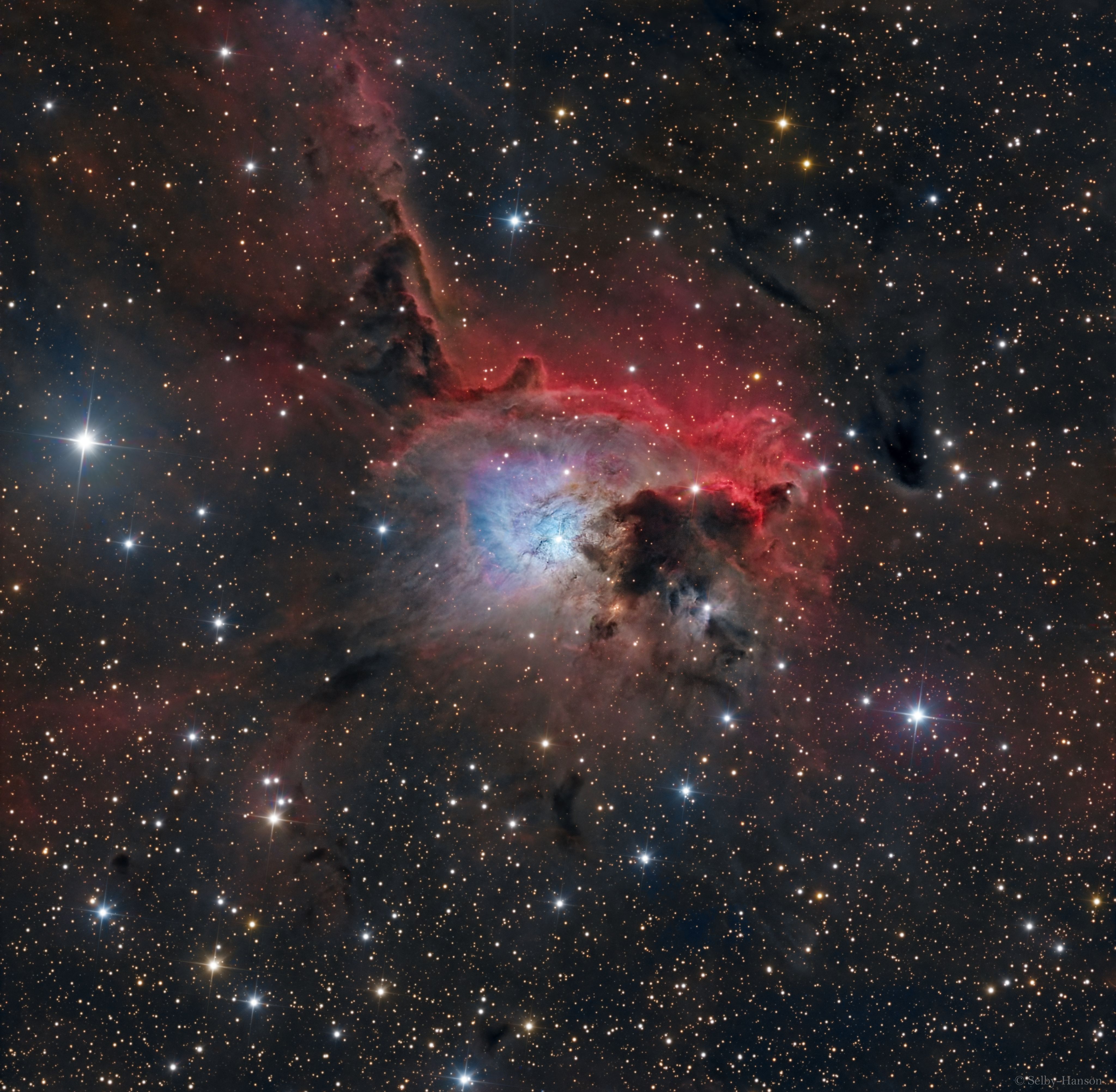 Apod 4 Februari 2023 Ngc 2626 Langs De Vela Moleculaire Kam