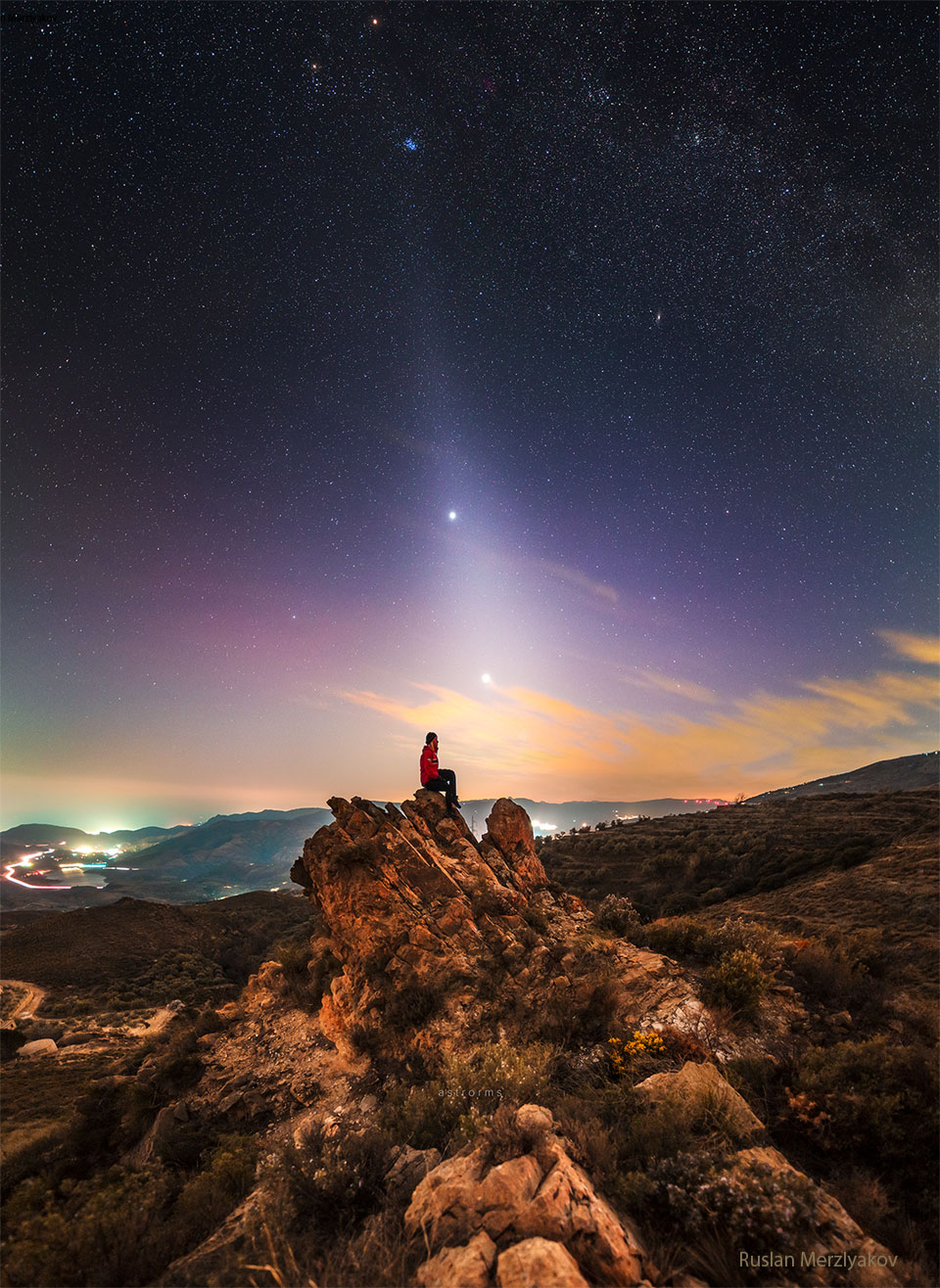 黄道带射线与金星和木星