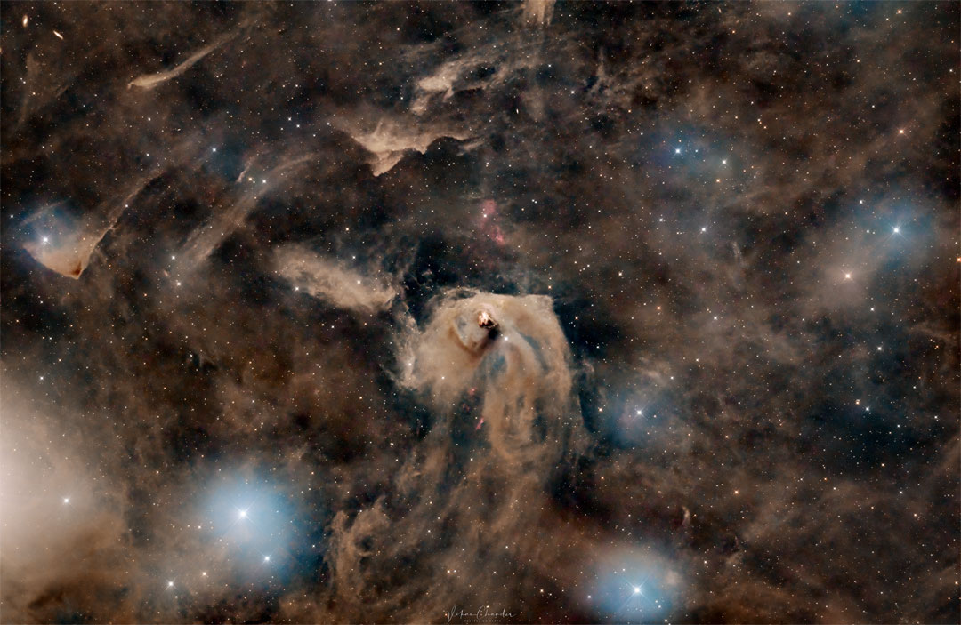 Nebulosas oscuras y formación estelar en Tauro