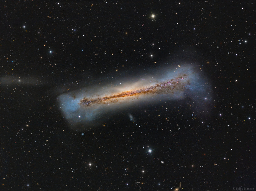 Portrait of NGC 3628