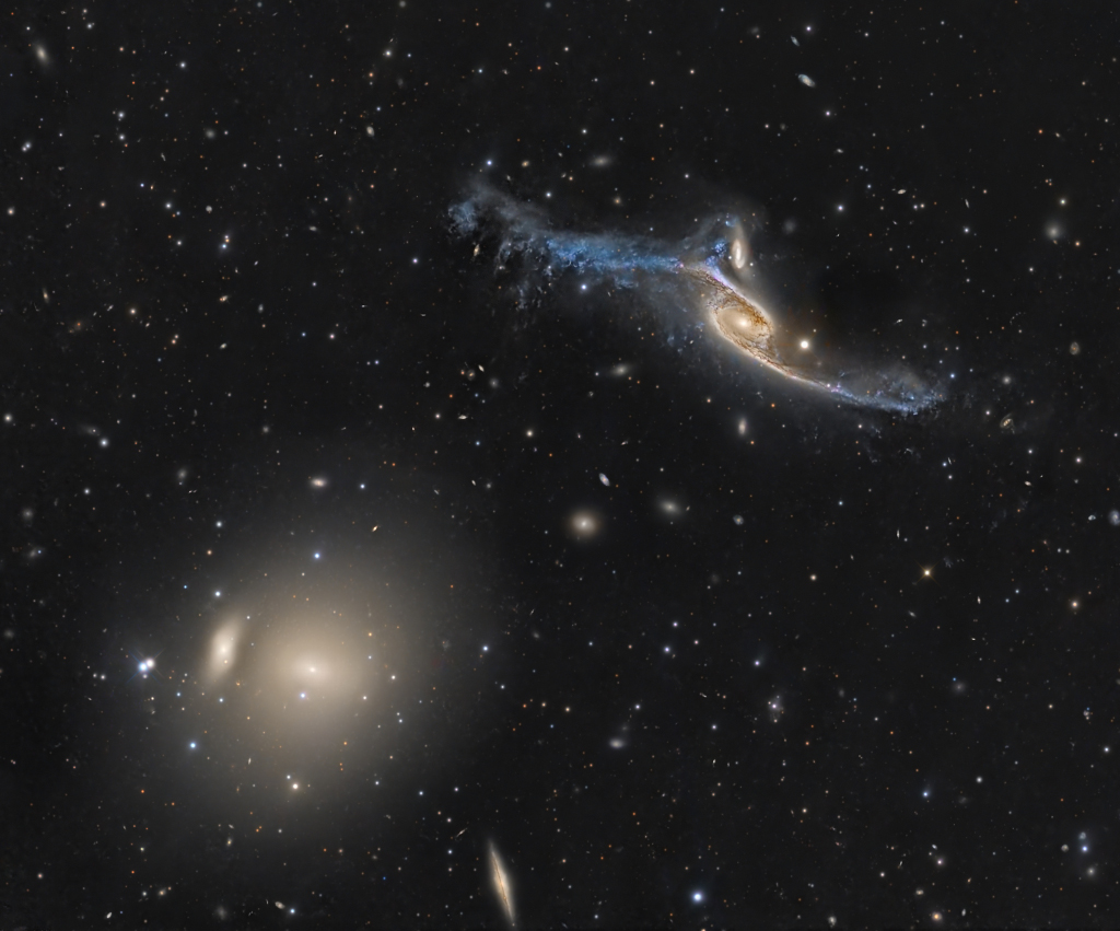 Galaxias gigantes en Pavo