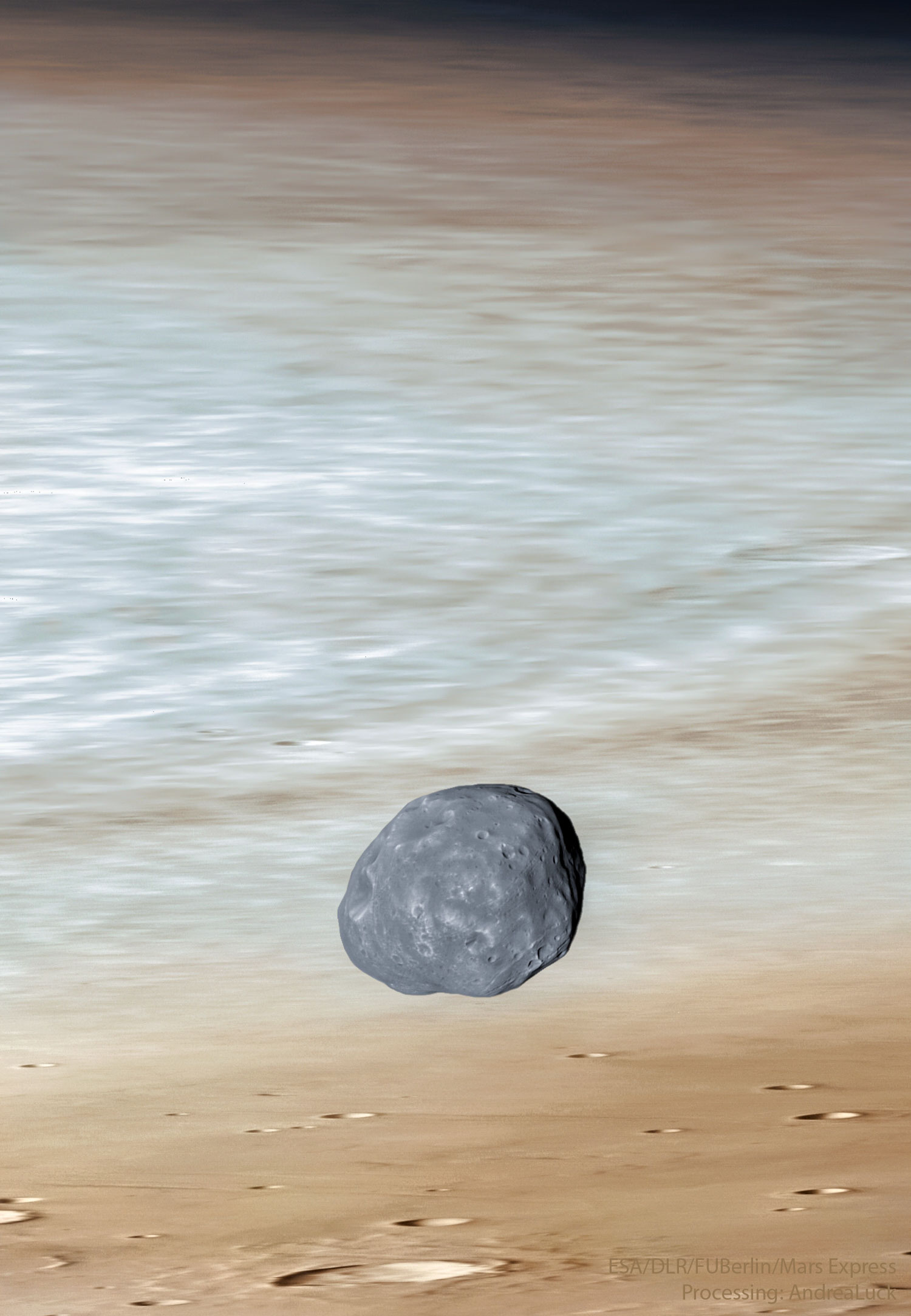 APOD: 2023 July 31 – Phobos over Mars
