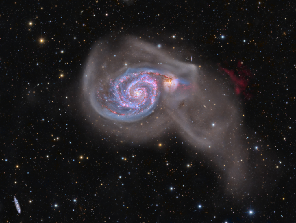 Messier 51 en 255 Horas