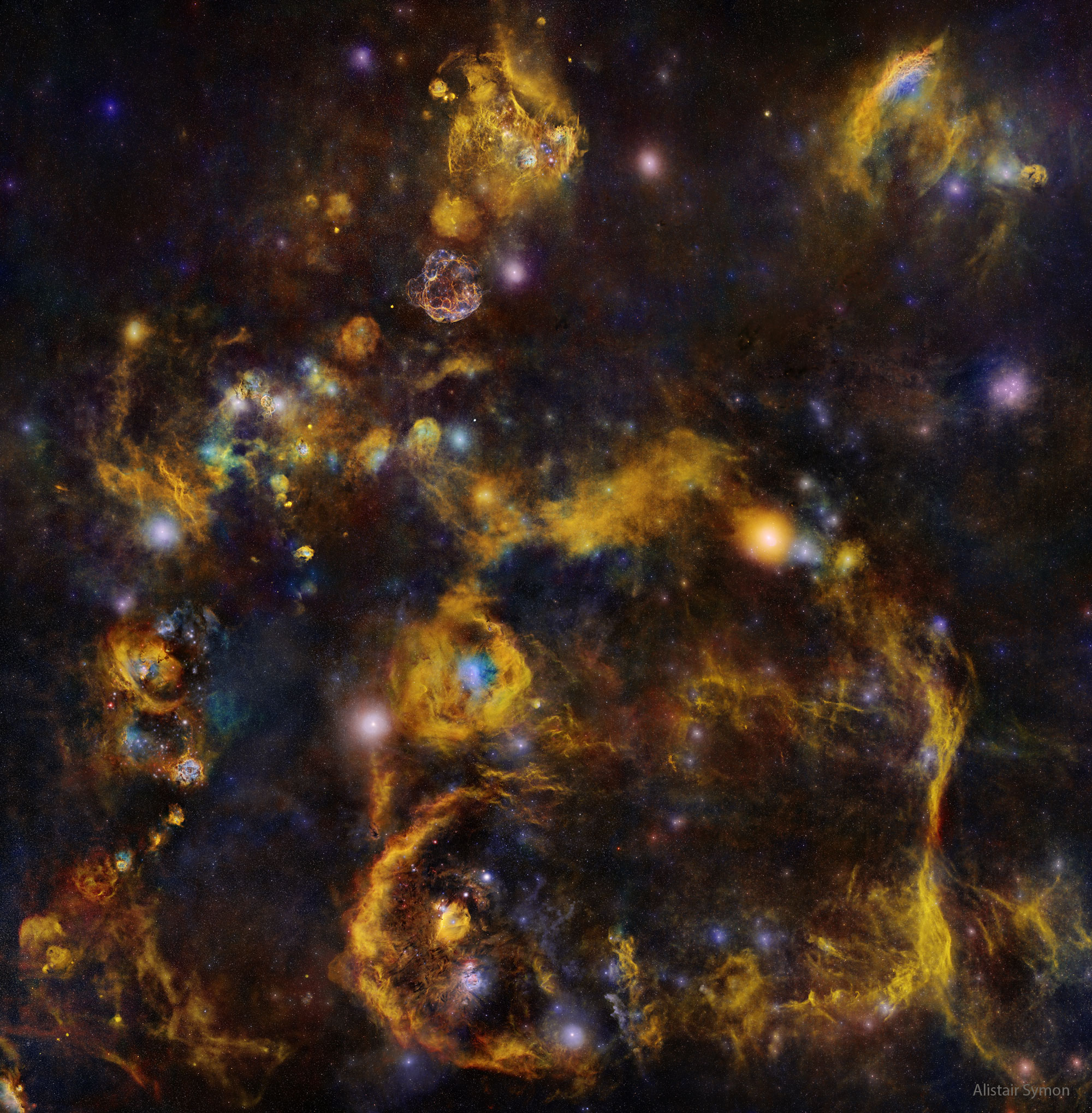 Nebulosas profundas; De Gaviota a California
