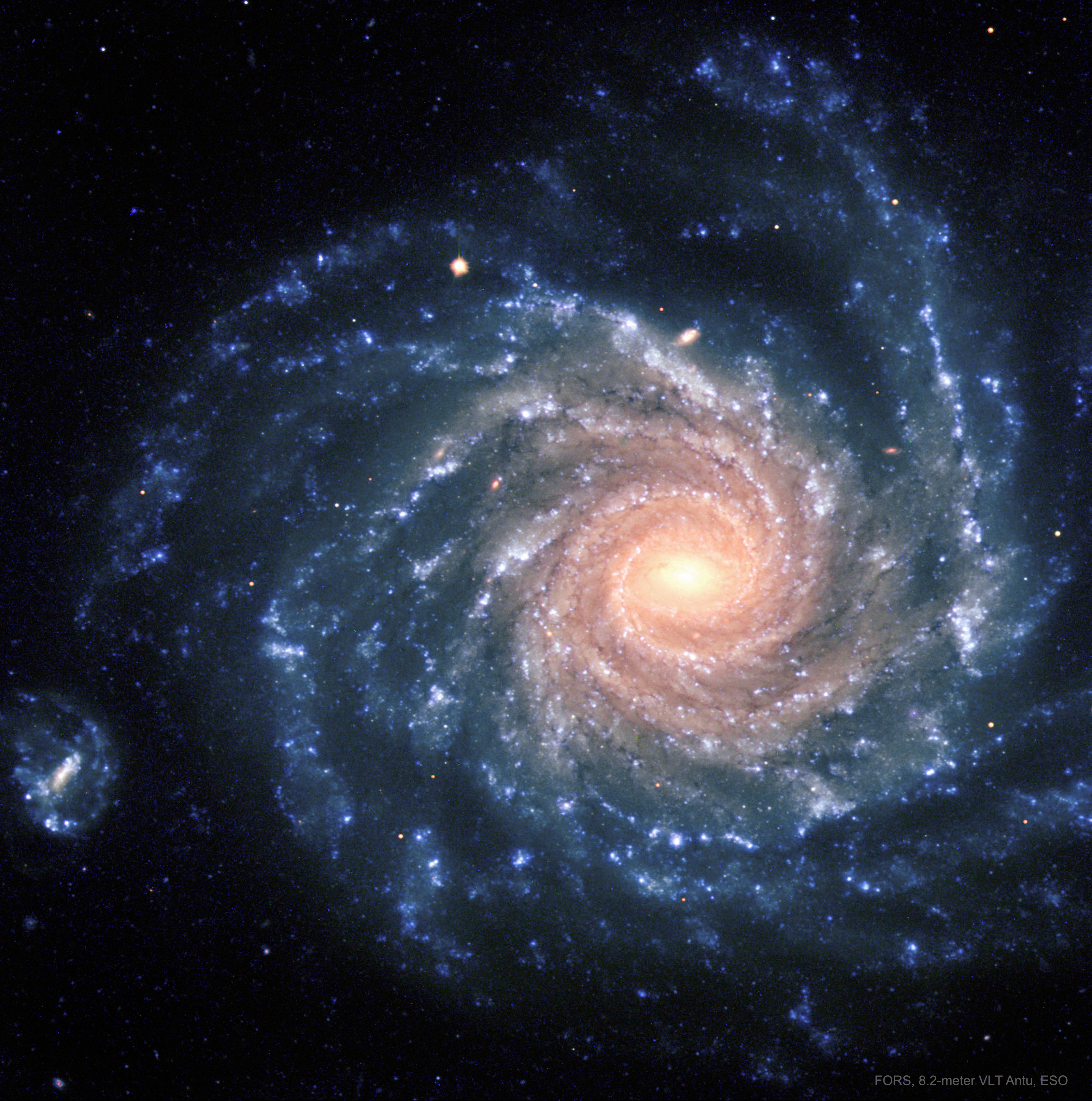 NGC 1232; Una galaxia espiral de gran diseño