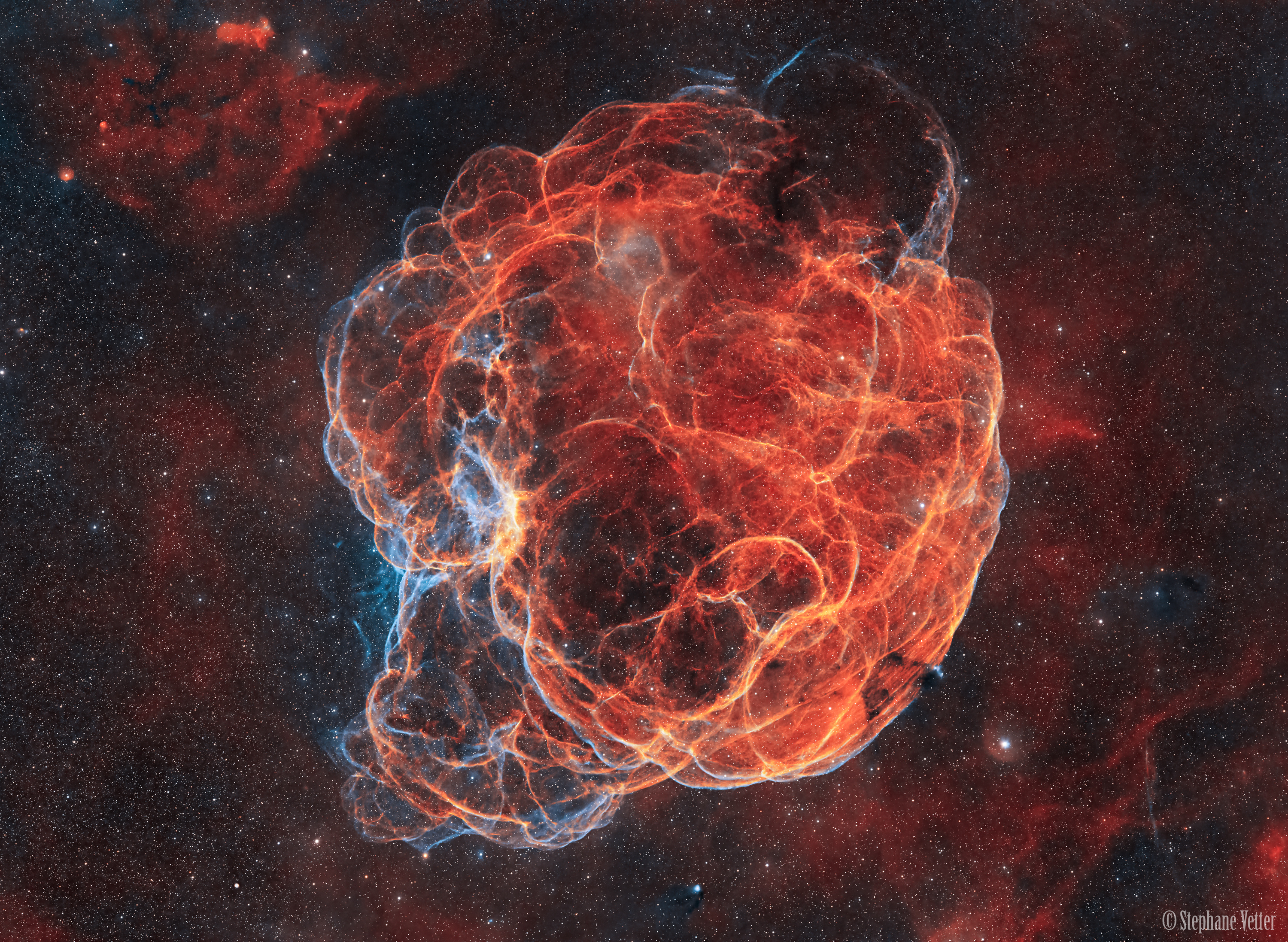 Restos de supernova Simeis 147