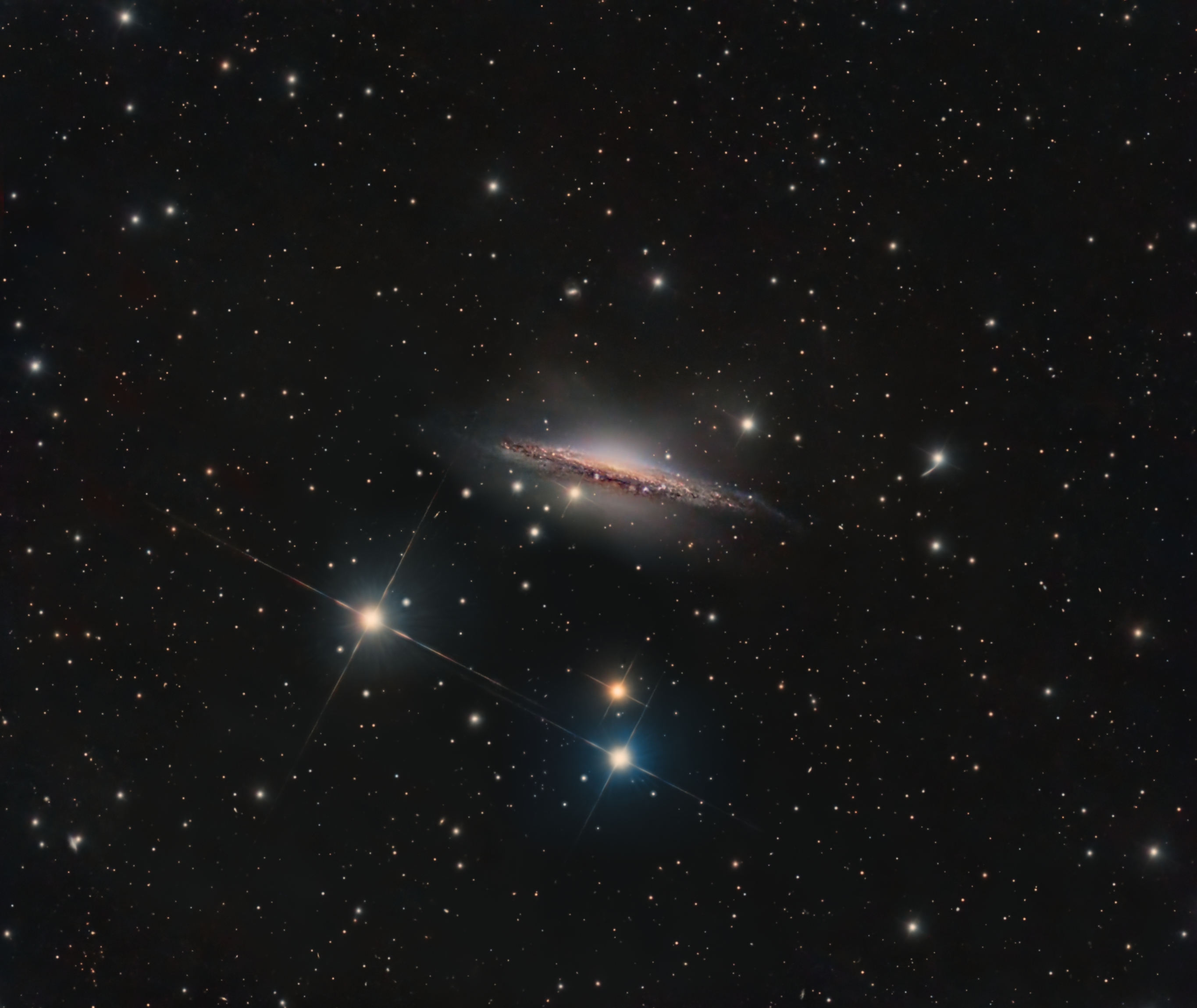 Retrato de NGC 1055