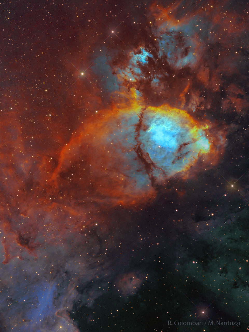 IC 1795: La nebulosa de la cabeza de pez
