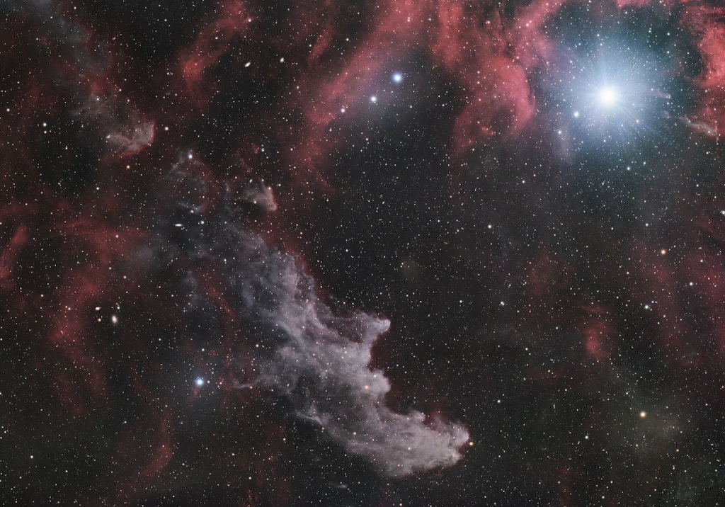 APOD: 2024 October 31 - Rigel and the Witch Head Nebula