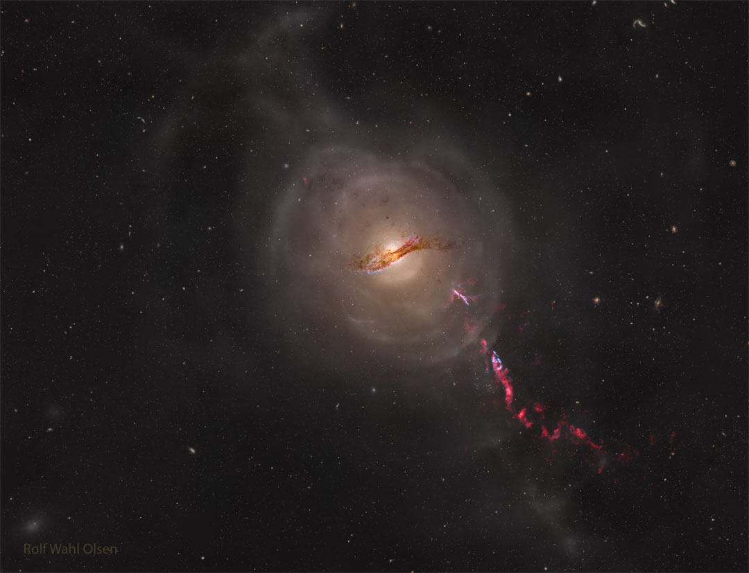 APOD: 2024 December 11 – The Shells and Jets of Galaxy Centaurus A