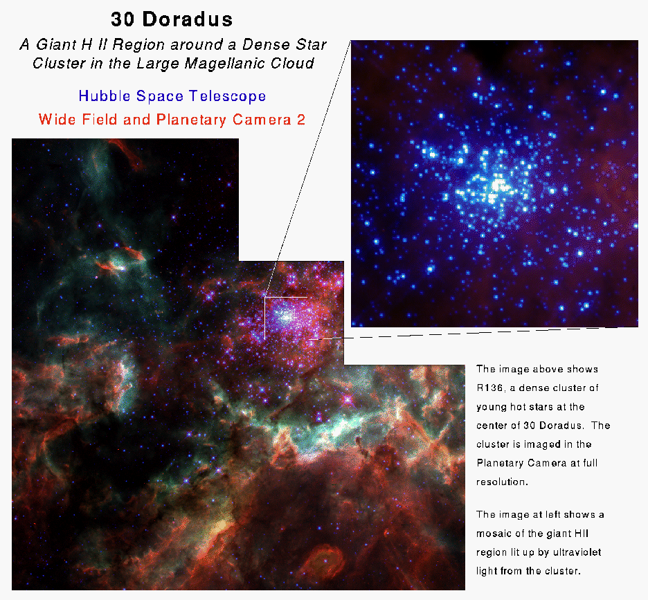 APOD: October 4, 1997 - In the Center of 30 Doradus