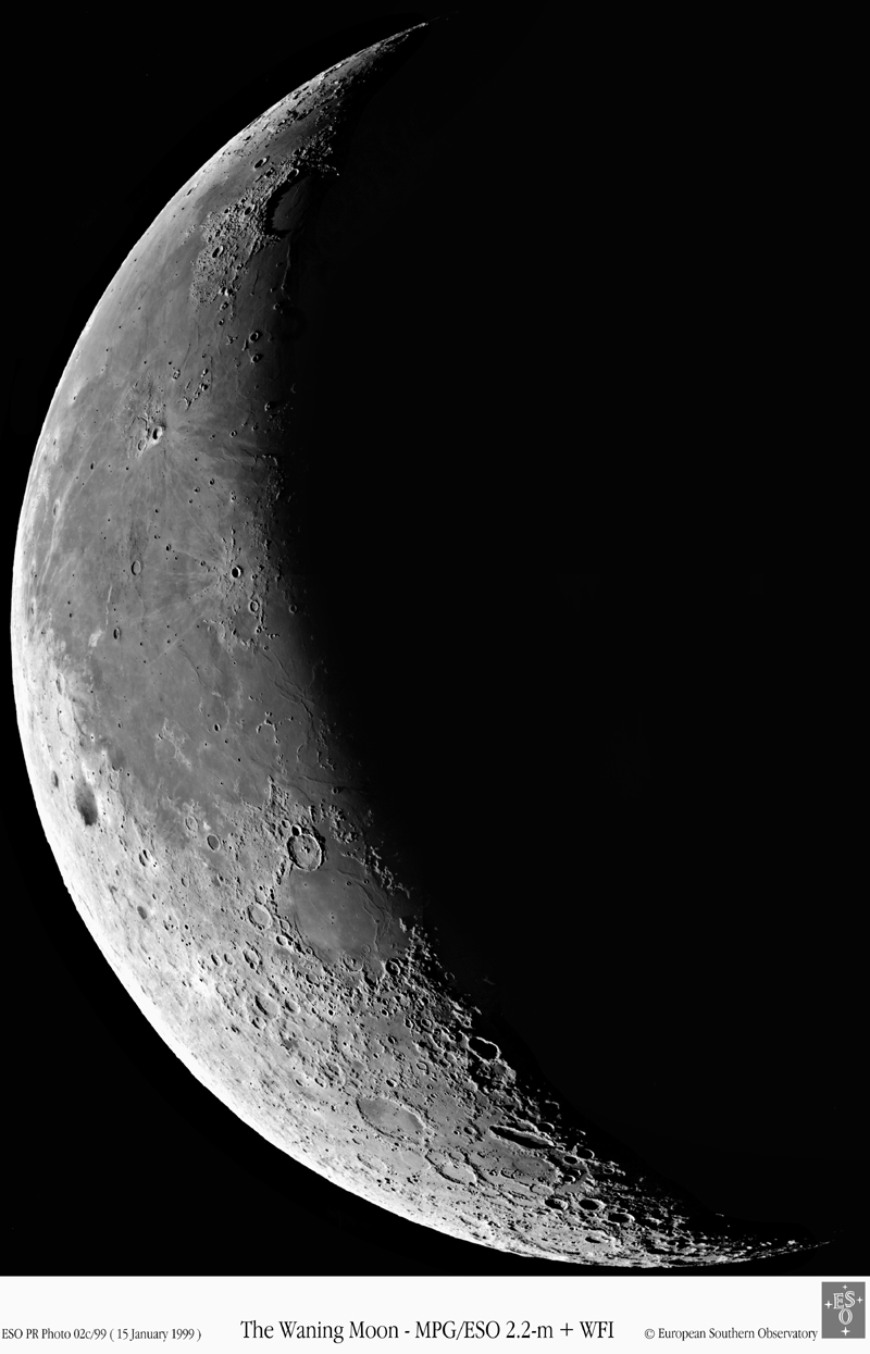 APOD January 29 1999 The Moon In January